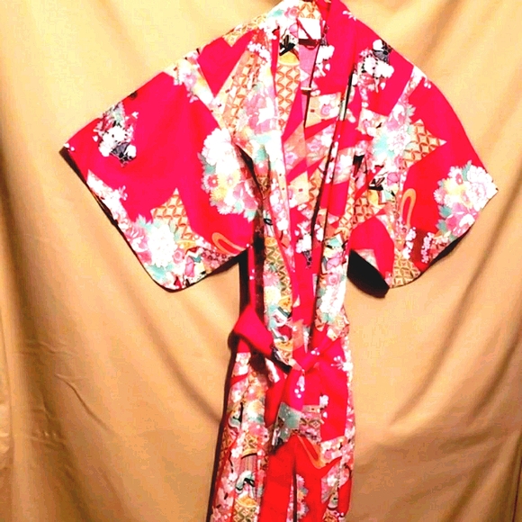 KIMONO JAPANESE (CHILD) RED 100% COTTON SZ S/40
